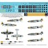 Decals for 1/72 WWII Messerschmitt Bf-109 G-10 in Hungarian Service