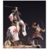 75mm Middle Age Knight Templar & Saracen Warrior Resin Kits
