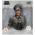 Spanish Blue Division Commemorative Medals Book & 1/10 Blaue Division Officer Bust