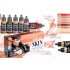 Acrylic Paints Set - Velvet Skin (female skin, 8 x 17ml)