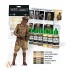 Acrylic Paints Set - Colours for VIII Army Uniforms (6 x 17ml)