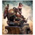 75mm Steampunk Liz Coppercotton & George Steelheart (2 figures)