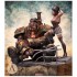 75mm Steampunk Liz Coppercotton & George Steelheart (2 figures)