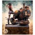 75mm Steampunk Liz Coppercotton & George Steelheart (2 figures)
