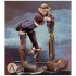 75mm Scale Steam Wars - Audrey D. & Rumblepop (girl, raccoon & diorama base)