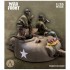 1/35 Tank & Coke (2 figures, soda case & turret)