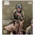 1/35 Tank & Coke (2 figures, soda case & turret)