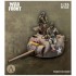 1/35 Tank & Coke (2 figures, soda case & turret)