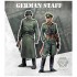 1/72 War Front Series - WWII German Staff: Soldier and Officer (2 resin figures)