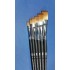 Brush Set (synthetic, flat style) 6pcs
