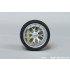 1/24 Drilled Brake Disc Set 16mm + 15mm with 4 Brake Calipers