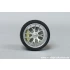 1/24 Drilled Brake Disc Set 16mm + 15mm with 4 Brake Calipers