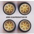 1/24 Sportec SPR1 19" Wheel Rings and Inserts Set (4 Wheel Rings + 4 Wheel Inserts)