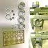 1/24 Porsche 934 RSR 16" BBS E56 Rims for Tamiya/Revell kit (4 wheel rims without Tyre)