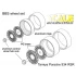 1/24 Porsche 934 RSR 16" BBS E56 Rims for Tamiya/Revell kit (4 wheel rims without Tyre)