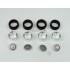 1/24 BBS RS 16" Wheels and Tyres Set (4 Wheels + 4 Tyres)