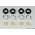 1/24 Volkswagen Slowflake 16" Wheel Rings, Inserts & Tyres Set
