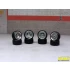 1/24 16" Ronal Turbo Wheels w/Low Profile Tread Tyres