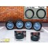 1/24 15" BRM Wheels w/Regular Profile Tread Tyres