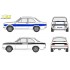 1/24 Ford Escort Mk1 Narrow Body Transkit for Belkits