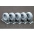 1/35 Modern HMMWV MT/R 24-bolt Sagged Wheel set for Academy/ICM kits