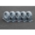 1/35 Modern HMMWV MT 24-bolt Sagged Wheel set for ICM/Academy kits