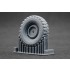 1/35 Modern Unimog 404 10.5-20 MPT Sagged Wheel set for ICM/AK/Revell kits