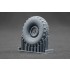 1/35 Modern Unimog 404 11.0R20 X v2 Ordinary Wheel set  for ICM/AK/Revell kits