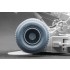 1/35 Modern M198 Howitzer Ordinary and Sagged Wheel set for Trumpeter kits
