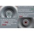 1/35 WWII US WILLYSMB Ordinary Wheel set (universal)