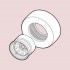 1/24 4x Wheel (NASCAR Tyres + 9-spoke rims) for Revell/Monogram/Salvinos JR