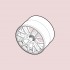 1/24 4x Rim (BBS RE1948 type NASCAR Next Gen) for Salvinos JR