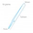 Flat Rounded Stainless Steel Tweezers (120mm)