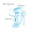 Hobby Bench Vice (Jaw Width: 60mm, Capacity: 50mm)
