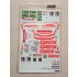 1/24 Honda Castrol Accord JTCC Decal Set Decal