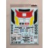 1/24 Mitsubishi Starion Gr.A Macau Guia 87 Team Ralliart Aus Decal