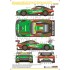 1/24 Mercedes AMG GT FIA GT World Cup Macau 19 Team Craft-Bamboo Racing Decal