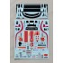 1/24 Porsche 911 RSR FIA WEC 24 H of Le mans 2020 Team Project 1 #57 Decal