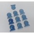 Worn Out Wheels for 1/35 German Jagdpanzer 38(t) Hetzer (10 pieces)