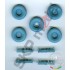 1/35 British Wheels 10.50 - 16 (5pcs) for WWII Austin, Bedford, Commer