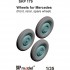 1/35 Kola Pro Mercedes Wheel set (Front, Rear and Spare wheels)