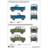 1/35 Decals for UAZ-469 in Czech & Czechoslovak Service for Trumpeter kit