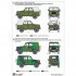 1/35 Decals for UAZ-469 in Czech & Czechoslovak Service for Trumpeter kit