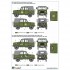 1/35 Decals for UAZ-469 in Czech & Czechoslovak Service for Trumpeter kit