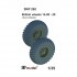 1/35 British AEC Armoured Command Vehicle Dorchester ACV Wheels for Trumpeter (4 wheels)