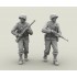 1/35 US Infantry Officer and Infantryman (2 figures)