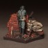 1/35 German Machine Gunner on Position 1942