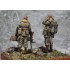 1/35 US Army Airborne Combat Medic and Sergeant, D-Days 1944 (2 figures)