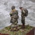 1/35 1 Lieutenant and US Army Airborne, D-Days 1944 (2 figures)