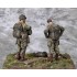 1/35 1 Lieutenant and US Army Airborne, D-Days 1944 (2 figures)